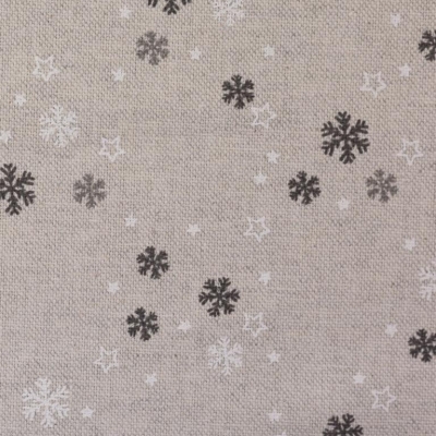 Canvas | EMMA Schneeflocken | grau weiß